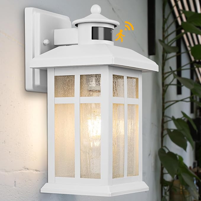Exterior Light Fixtures Motion Sensor Wall Mount – Oil Rubbed Bronze