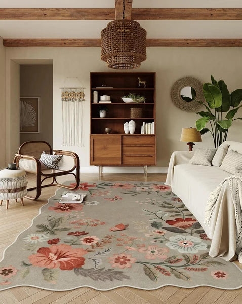 Lahome Floral Area Rug for Living Room