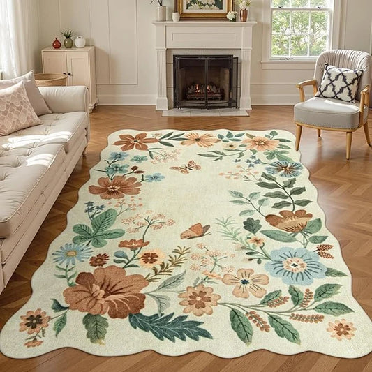Lahome Floral Area Rug for Living Room