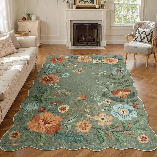 Lahome Floral Area Rug for Living Room