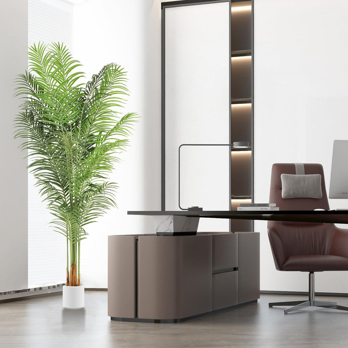 7.2 Ft Artificial Palm Tree for Home and Office Décor