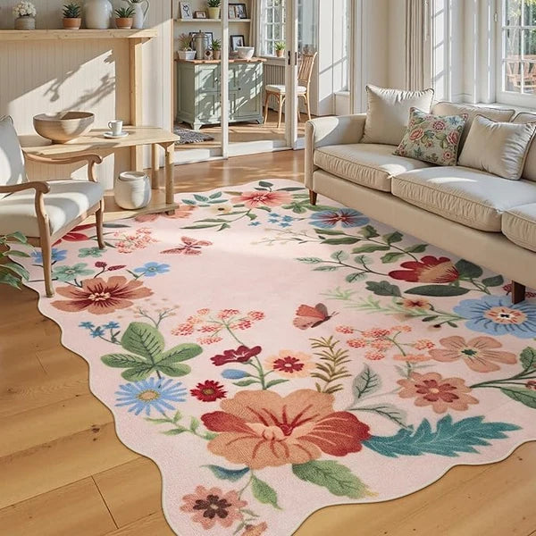 Lahome Floral Area Rug for Living Room
