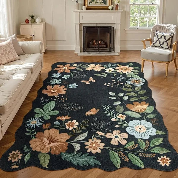 Lahome Floral Area Rug for Living Room