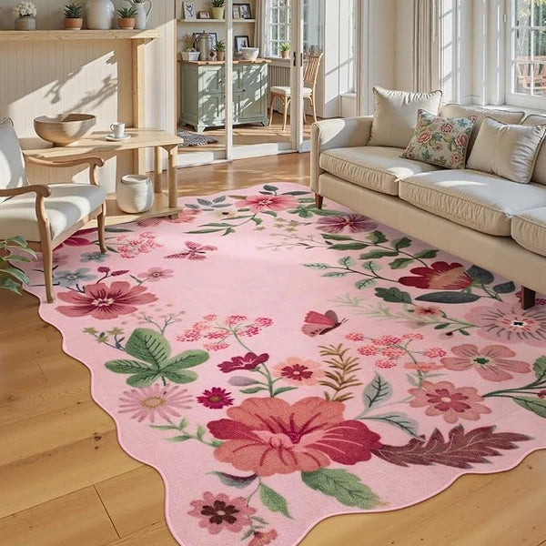 Lahome Floral Area Rug for Living Room