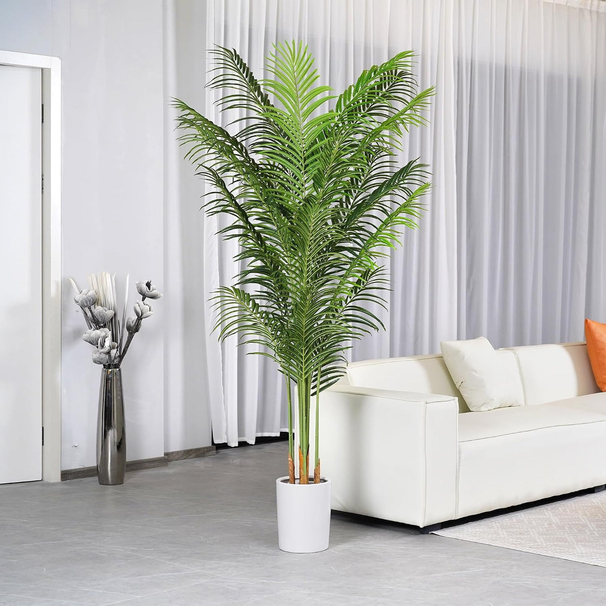 7.2 Ft Artificial Palm Tree for Home and Office Décor