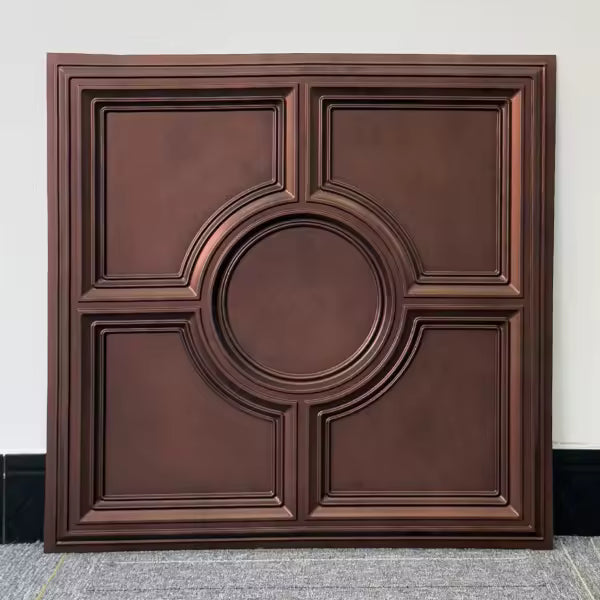 Easy Install 3D PVC Ceiling Panels – 600x600mm Textured Decorative Ceiling Tiles (12 pieces)