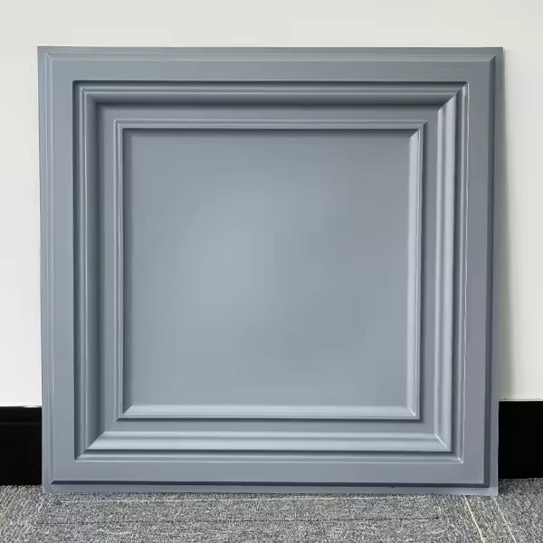 Easy Install 3D PVC Ceiling Panels – 600x600mm Textured Decorative Ceiling Tiles (12 pieces)