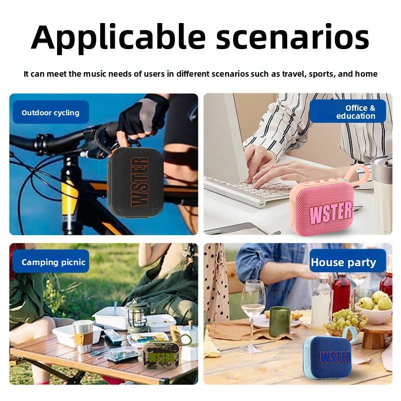 Multi-Function Portable Outdoor Mini Speaker – Compact Stereo Subwoofer