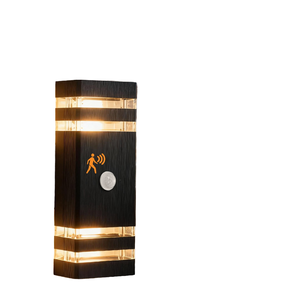 GU10 Square LED Wall Lights – IP65 Outdoor Smart Sensor Garden &amp; Exterior Lighting