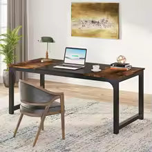 Tribesigns Large Office Desk – Modern Computer, Study & Writing Workstation for Home Office