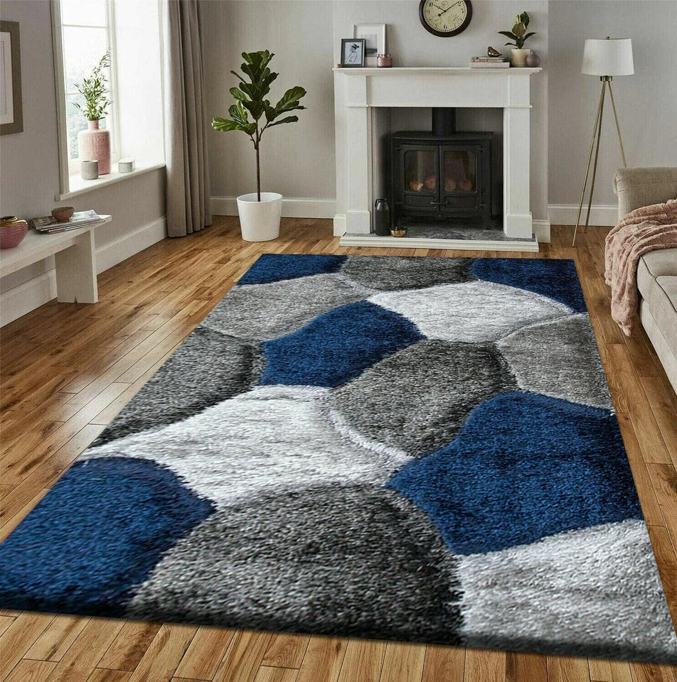 New Modern Large Shaggy Rugs Hallway Runner Living Room Rugs Bedroom Carpet Mats